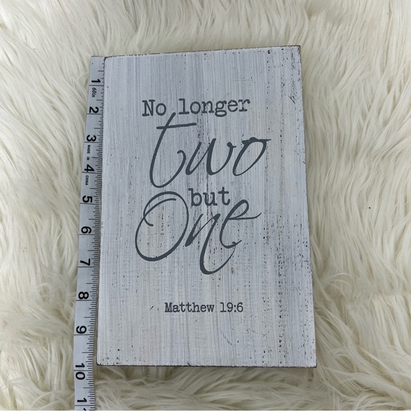 Hobby Lobby Small Wood Religious Wedding Canvas - Picture 3 of 4